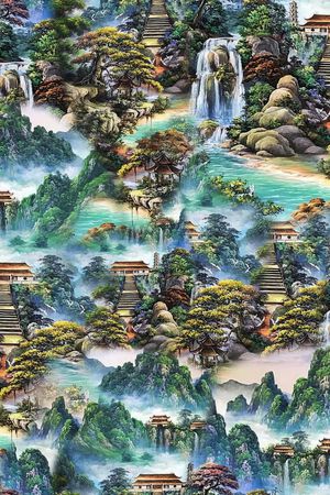 风景印花华亿平台图片