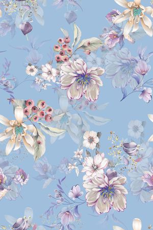 小清新印花华亿平台图片