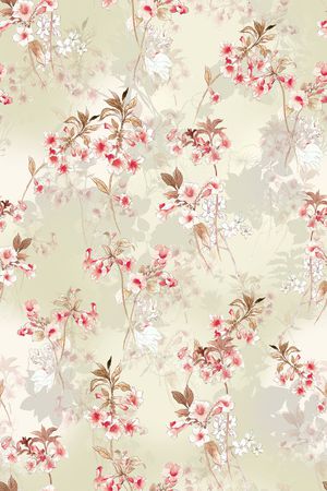 小清新印花华亿平台图片