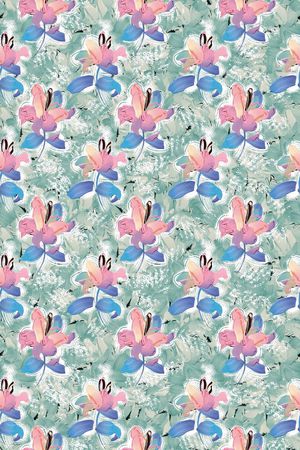 抽象印花华亿平台图片