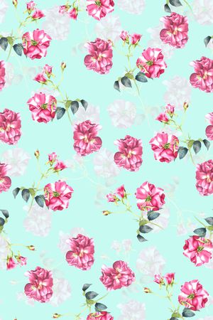 小清新印花华亿平台图片