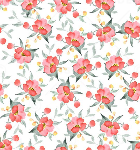 手绘花卉印花华亿平台图片