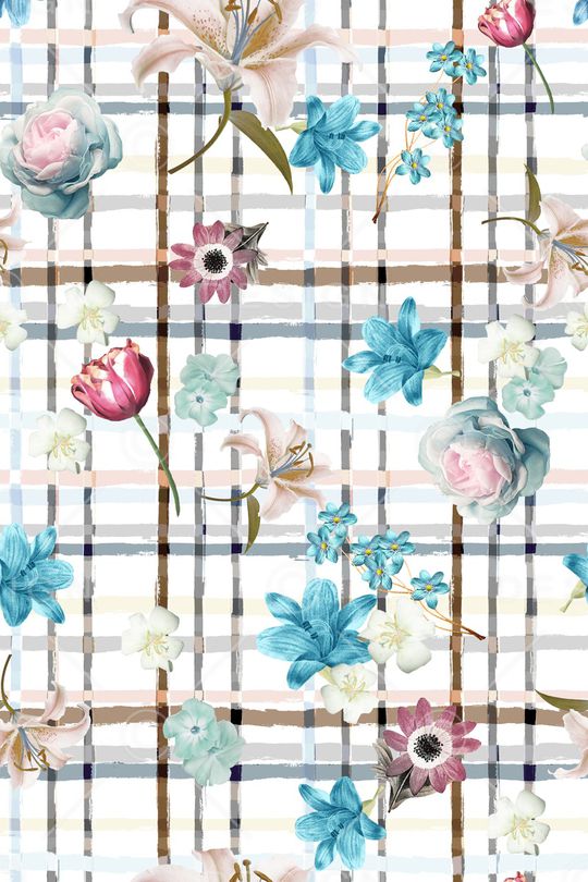 小清新印花华亿平台图片