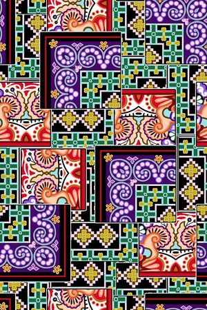 民族风印花华亿平台图片