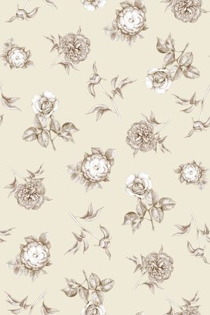 素描印花华亿平台图片