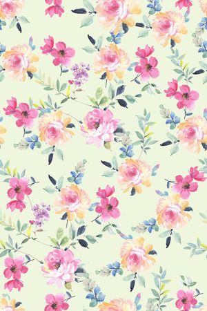 小清新印花华亿平台图片