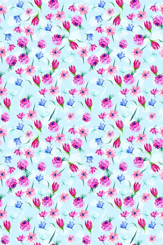 小清新印花华亿平台图片