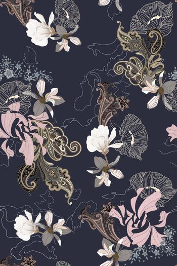 民族风印花华亿平台图片