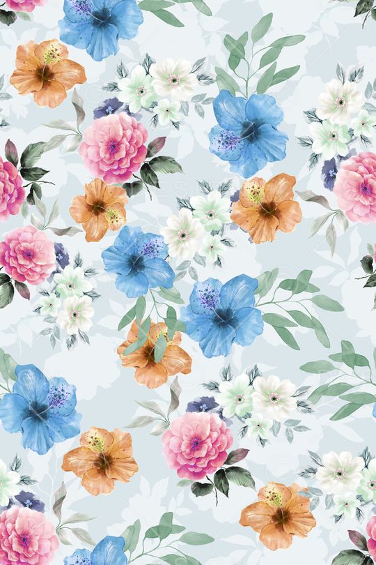 小清新印花华亿平台图片