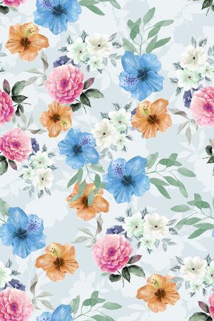 小清新印花华亿平台图片