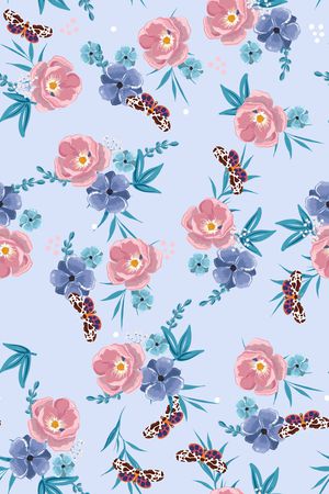 小清新印花华亿平台图片