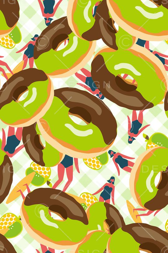 小清新印花华亿平台图片