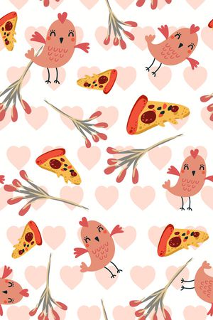 小清新印花华亿平台图片