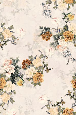 牡丹印花华亿平台图片