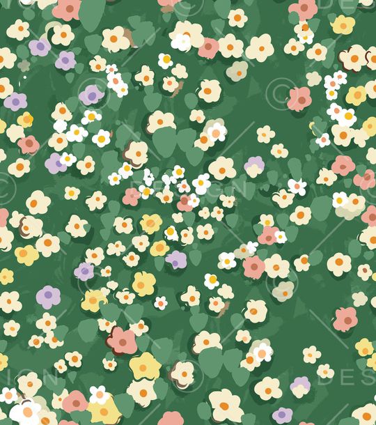 小碎花印花华亿平台图片