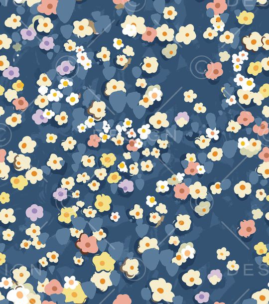 小碎花印花华亿平台图片