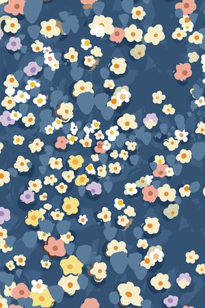 小碎花印花华亿平台图片