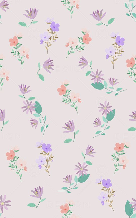 手绘花卉印花华亿平台图片