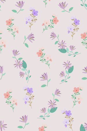 手绘花卉印花华亿平台图片