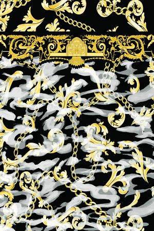 男装定位花印花华亿平台图片