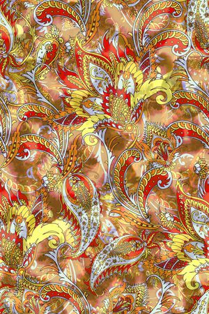 佩斯利印花华亿平台图片