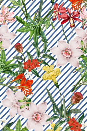 复古印花华亿平台图片