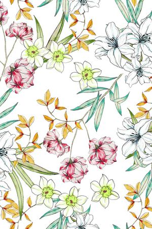 手绘印花华亿平台图片