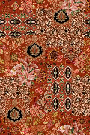 民族风印花华亿平台图片