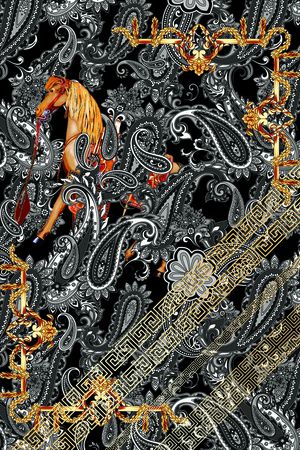 男装定位花印花华亿平台图片