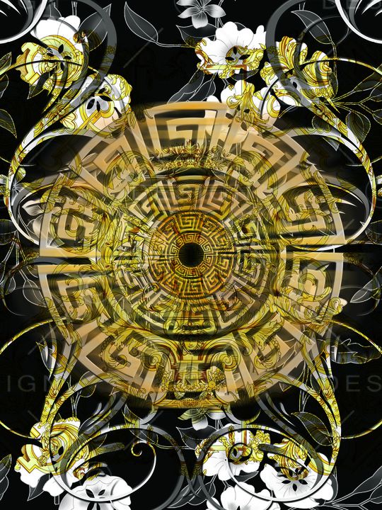 欧式定位花印花华亿平台图片