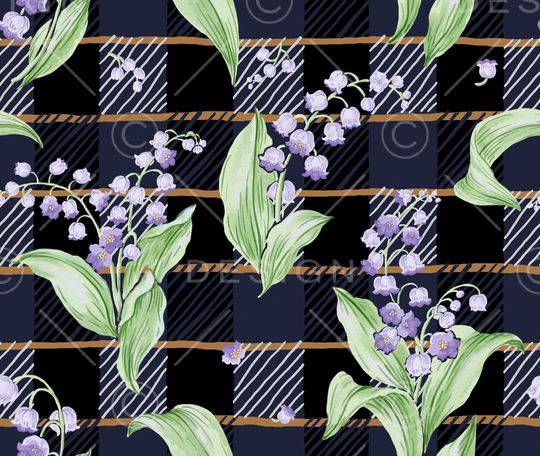 几何花卉印花华亿平台图片