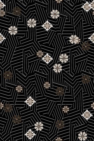 几何印花华亿平台图片