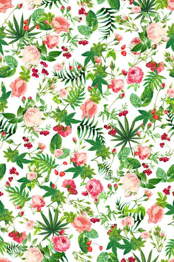 小清新印花华亿平台图片