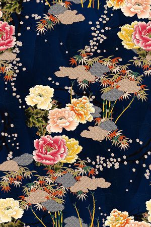 复古印花华亿平台图片