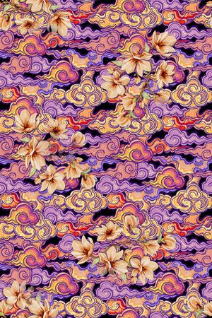 祥云印花华亿平台图片