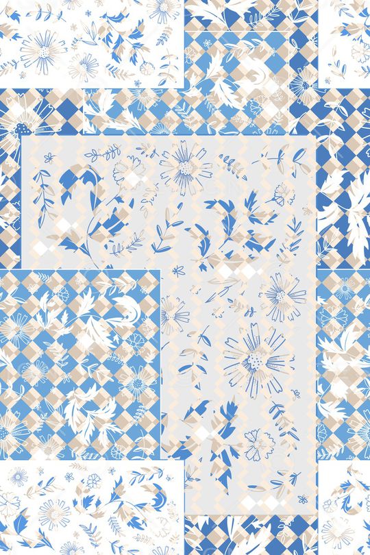 格子印花华亿平台图片