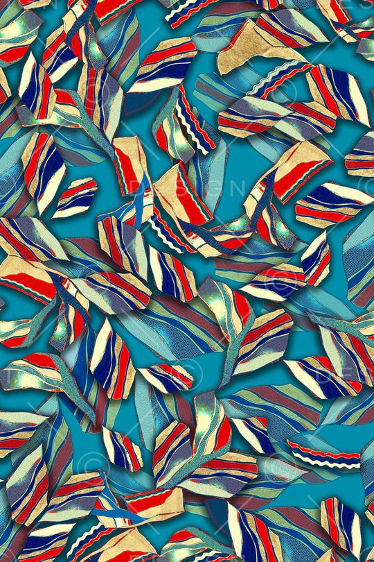 条纹印花华亿平台图片