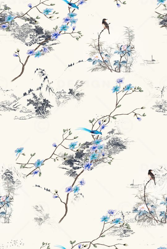 素描印花华亿平台图片