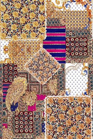 佩斯利印花华亿平台图片