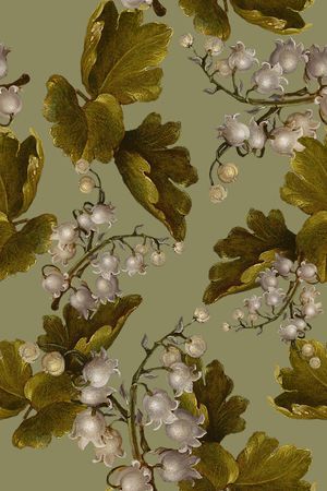 手绘大花印花华亿平台图片