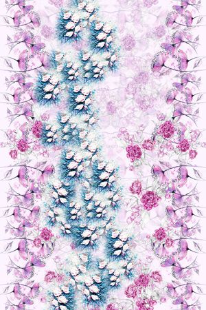 真丝印花华亿平台图片