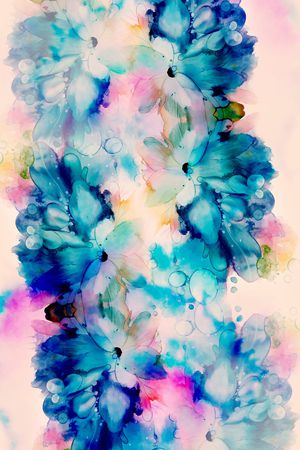 真丝印花华亿平台图片