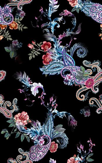 复古印花华亿平台图片