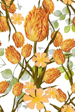 绿植树叶印花华亿平台图片