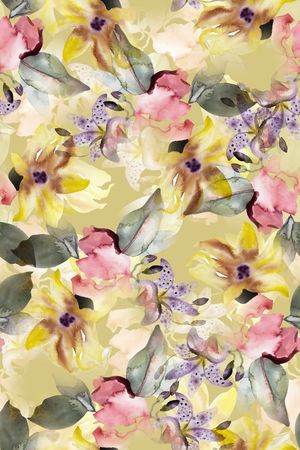 小清新印花华亿平台图片