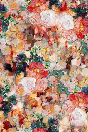 小清新印花华亿平台图片