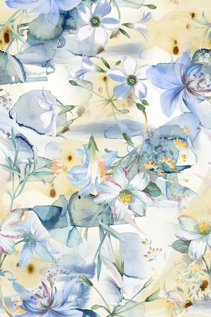 水彩印花华亿平台图片