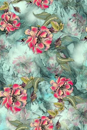 棉麻印花华亿平台图片