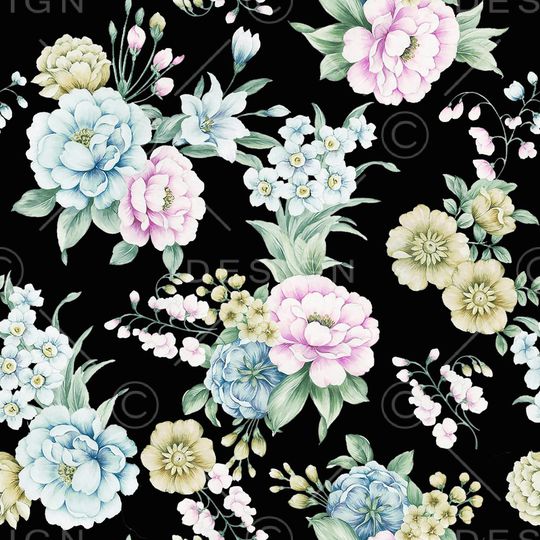 春夏华亿平台印花华亿平台图片