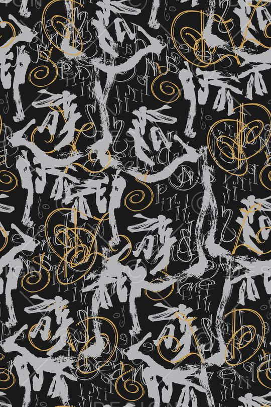 文字印花华亿平台图片